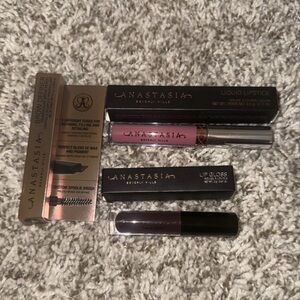 Anastasia Beverly Hills Brow Definer and Lip Set - Purple and Brown
